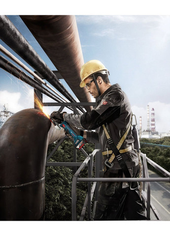 Шліфмашина кутова акумуляторна GWS 180-LI без АКБ та ЗП (0.601.9H9.020) Bosch (360414868)