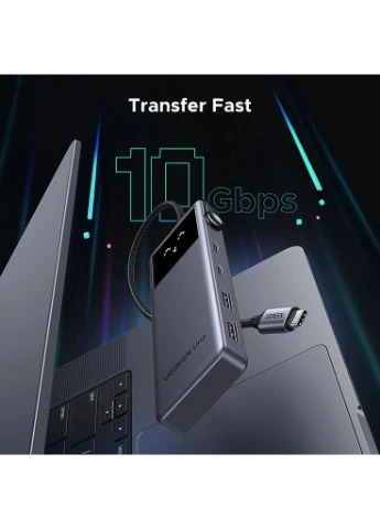 Концентратор USB-C to HDMI + 2xUSB 3.2 + 2xUSB-C 3.2 + PD CM888 gray (35998) Ugreen (399259340)