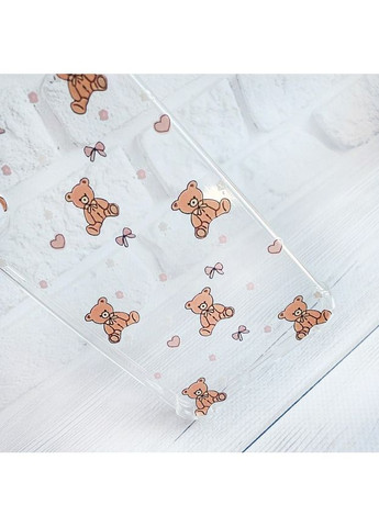 Чохол з потовщеними кутами на Xiaomi Redmi 9C/10A Медвежата (принт 418) Creative (361112787)