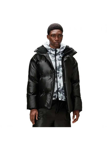 Черная демисезонная мужская куртка bator puffer jacket w3t3 черный Rains