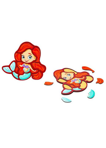 Дитячий пазл-вкладиш "Русалка" Puz-22965, 12 елементів PuzzleOK (372495476)