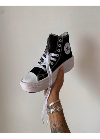 КЕДИ ЖІНОЧІ CONVERSE CHUK TAYLOR ALL STAR MOVE HIGH TOP КОНВЕРС No Brand білі демісезони (368885781)