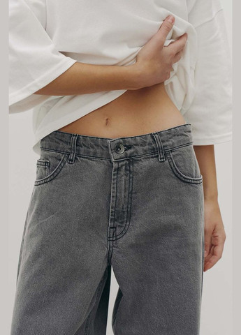 Женские джинсы Baggy серые MKRM4232-1 34 Modna KAZKA - (336932223)