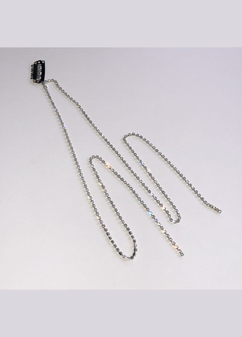 Цепочка для волос со стразами украшение для прически Honey Fashion Accessories серебристый (12-243) No Brand (313654054)