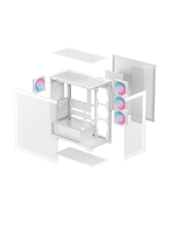 Корпус CG580 4F White (R-CG580-WHADA4-G-1) без БЖ DeepCool (342331256)