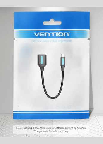 Кабель-Адаптер OTG USB-C (M) USB-A (F) OTG 0.15 м ПВХ Black (CCSBB) Vention (341325779)