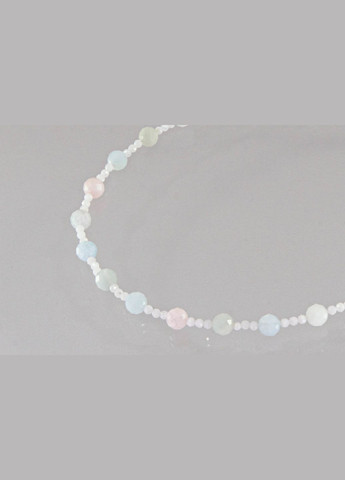 Намисто "Лоріна" Морганіт, Адуляр Fursa fashion (322314098)