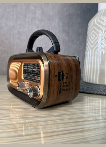 Радіоприймач RX-BT628S з акумулятором Bluetooth, USB, SD і сонячною панеллю Темний Golon (337718869)