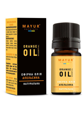 Эфирное масло "Апельсин" натуральное 5ml (552597-31016902) Mayur (368646024)