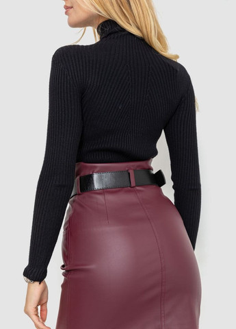 Гольф жіночий в рубчик, колір світло-рожевий, 204R047 Ager (288750564)