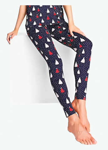 Темно-синя легінси для сну Monki