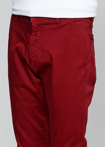 Бордовые повседневный демисезонные брюки Alcott