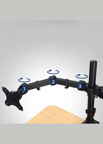 Крепление для двух мониторов настольный кронштейн 17"-33" Z022 UKC (323485993)