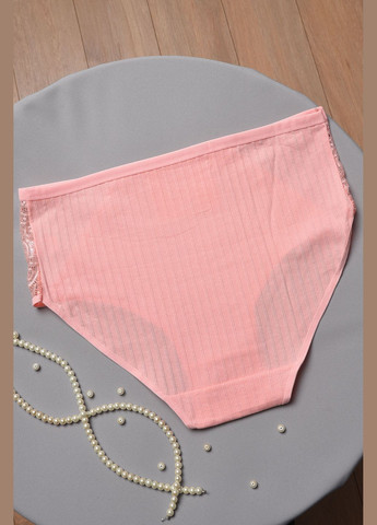 Труси жіночі батальні рожевого кольору Let's Shop (284116988)