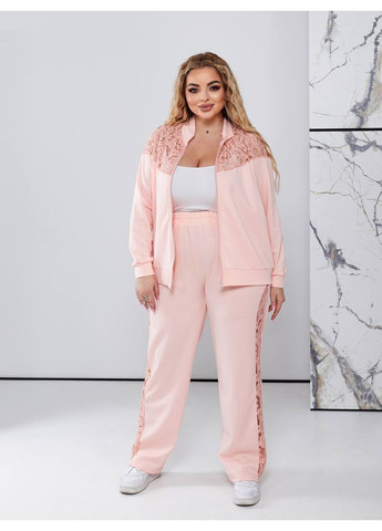 Костюм 2-ка с кружевными вставками — ЗАМЕРЫ В ОПИСАНИИ DK/DL Мода без кордонів (372898347)