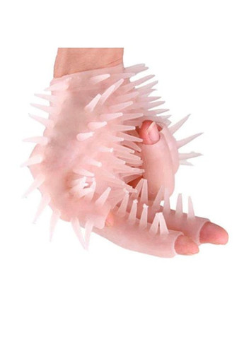 Перчатка с молочными шипами. Перчатка с шипами используется для эротического массажа, прелюдий или мастурбации. China (360603083)