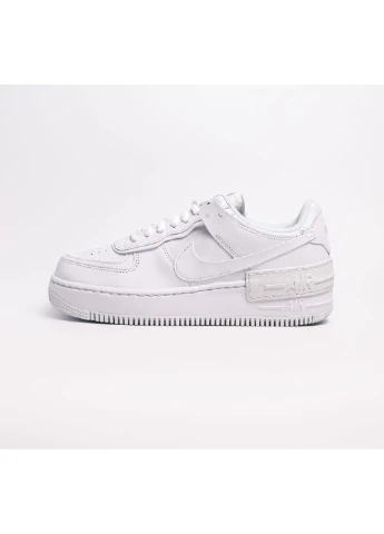 Кроссовки Air Force 1 Shadow White CI0919-100 Nike комбинированные демисезоны (398017442)