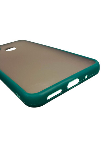 Чохол для Redmi 10A протиударний матовий з високими бортами із захистом камери на сяомі редмі 10а темно-зелений Xiaomi (366390525)