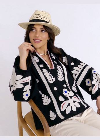 Жіноча вишиванка Мавка чорна ESQ 3910 (303898855)