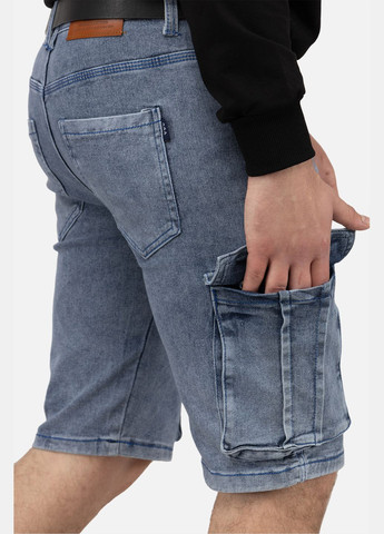 Мужские джинсовые шорты цвет голубой CB-00250590 AAA Premium Denim (319121783)