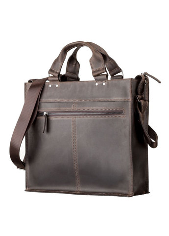 Чоловіча сумка-портфель із натуральної вінтажної шкіри для документів коричнева (sku_11109) No Brand (328922559)