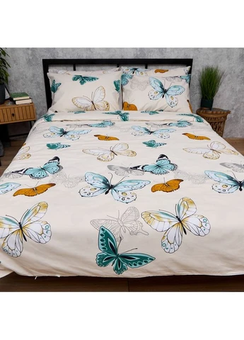Комплект постельного белья Бязь Gold Люкс King Size 220x240 наволочки 2х50х70 (MS-820013371) Moon&Star Butterfly Dance (400230256)