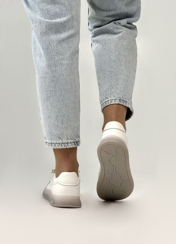 Молочні кеди жіночі шкіряні ALLSY