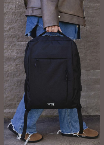 Рюкзак чорний techno usb reflective black Without (326805315)