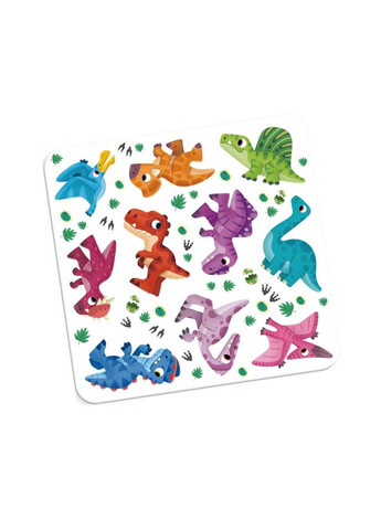 Набор для творчества "Динозавры" VT4206-48, 10 наклеек на планшетке Vladi toys (334153389)