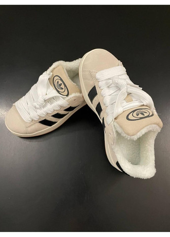 Сірі Зимовий кросівки чоловічі adidas campus 00s grey black winter адідас кампус No Brand