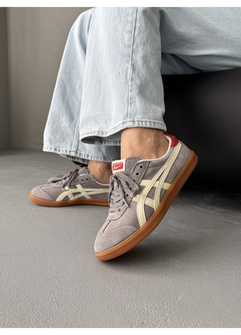 Кроссовки женские и мужские Asics Onitsuka Tiger Tokuten Deep Ash | Асікс Онітцука Тайгер Токутен тёмно-серые демисезоны (370850643)