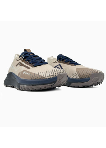 Бежеві Осінні кросівки чоловічі nike react pegasus trail 4 gore-tex beige найк реакт No Brand