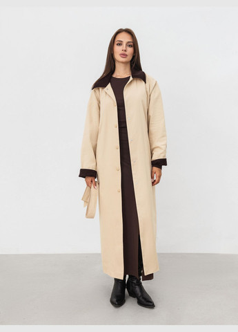 Бежевое демисезонное Тренч Romashka