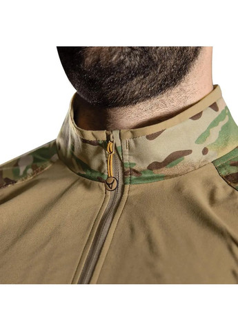 Комбінована лонгслів raid twill/sorona camo/tan Camotec