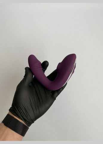 Мощный вибратор двойной мастурбатор с эффектом лизания двухсторонний No Brand (329447953)