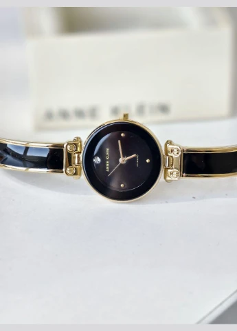 Иночные часы черные с бриллиантом Anne Klein 1980BKGB (323465541)