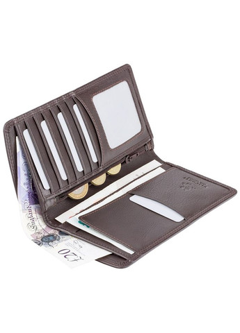 Коричневий гаманець чоловічий HT12 CHOC Big Ben c RFID Visconti (303831097)