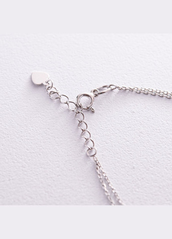 Срібний браслет Конюшина з перламутром 141697 17 17 Oniks (264024219)