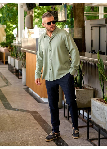 Чоловіча сорочка з льону Vione (367183901)