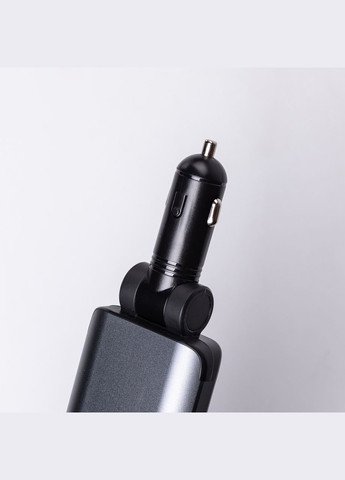 Автомобильное зарядное устройство LED-проекция, с быстрой зарядкой и выдвижным кабелем Type-C HP-E1 Shenzhen China Ware Industries (327368967)