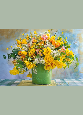 Пазл "Весенние цветы в зеленой вазе", 1000 шт (C104567) Castorland (290841420)