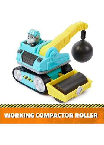 Щенячий патруль Кремез і команда Кульовий таран і фігурка Мотор Paw Patrol Rubble & Crew Motor’s Wrecking Ball Spin Master (365251703)