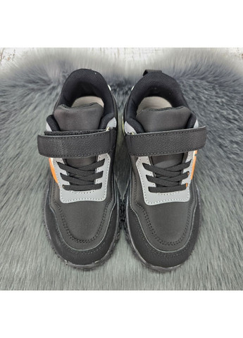 Черные демисезонные кроссовки подростковые Kimboo