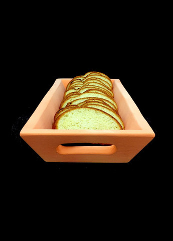 Хлібний лоток з дерева Ейфель грейпфрут (ХЛБ-000554) No Brand (327424442)