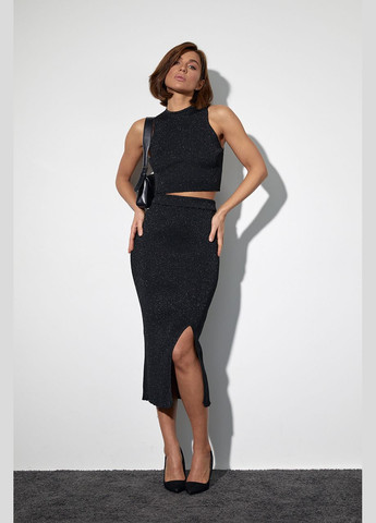 Силуэтный костюм-двойка с люрексом Liton (296658534)