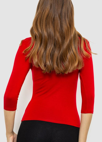 Червона демісезон футболка жіноча з подовженим рукавом, колір червоний, Ager