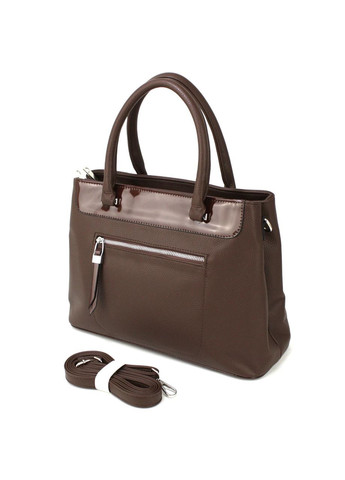 Каркасная женская сумка 0-51317734 коричневая Voila (360957143)