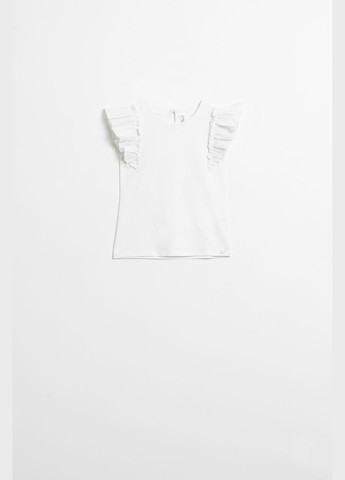 Біла літня футболка Coccodrillo