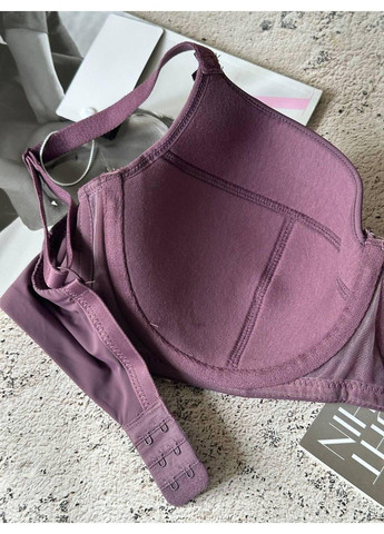 Сиреневый бюстгальтер с мягкой чашкой тонкий поролон фиолетовый Lanny Mode