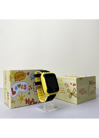 Дитячий смарт-годинник Q529 з GPS-трекером та кнопкою SOS для зв'язку з батьками жовтий Smart Watch Kids Q529 (372460437)